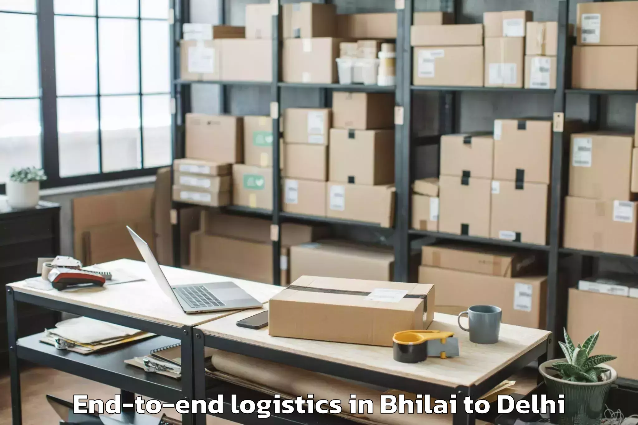 Book Bhilai to V3s East Centre Mall End To End Logistics Online